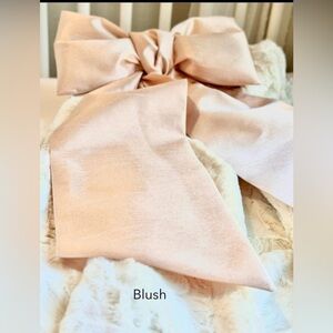Elegant Blush Crib bows